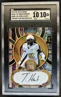 2024 Wild Card Automania Travis Hunter Circle Kaleidoscope Flag Auto #/10 SGC 10