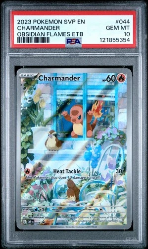2023 POKEMON SVP EN-SV BLACK STAR PROMO #044 CHARMANDER PSA 10