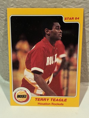 1983-84 Star # 83 Houston Rockets Terry Teagle Rookie NRMT