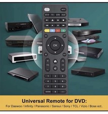 Universal Infrared Remote Control - Compatible with LG, Samsung, Vizio, and More