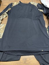 Magellan Kids Camo And Black Thermal Shirt And Pants Hunting
