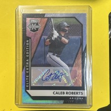 2021 Panini Elite Extra Edition - Caleb Roberts #138 Signatures (AU, RC)
