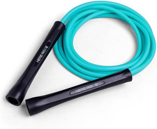 6MM PVC Jump Rope for Fitness, Speed, Tricks, Cardio Training, Adjustable Indoor