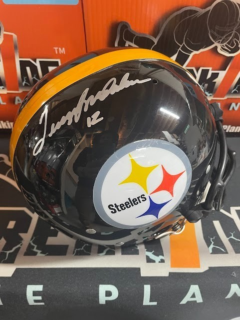 Terry Bradshaw Autographed Signed AUTHENTIC TK Suspension Full Size Helmet JSA COA 