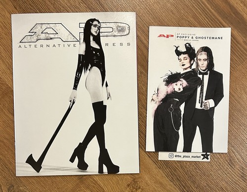 *SIGNED* Poppy Limited Edition Alternative Press Magazine insert Rare Autograph - Picture 2 of 3
