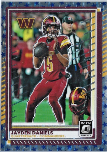 2025 Panini Donruss Optic - Jayden Daniels #23 Stars Prizm