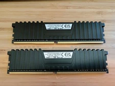Corsair Vengeance LPX 32GB (2x16GB) DDR4 DRAM 2666MHz (PC4-21300) C16 Memory Kit