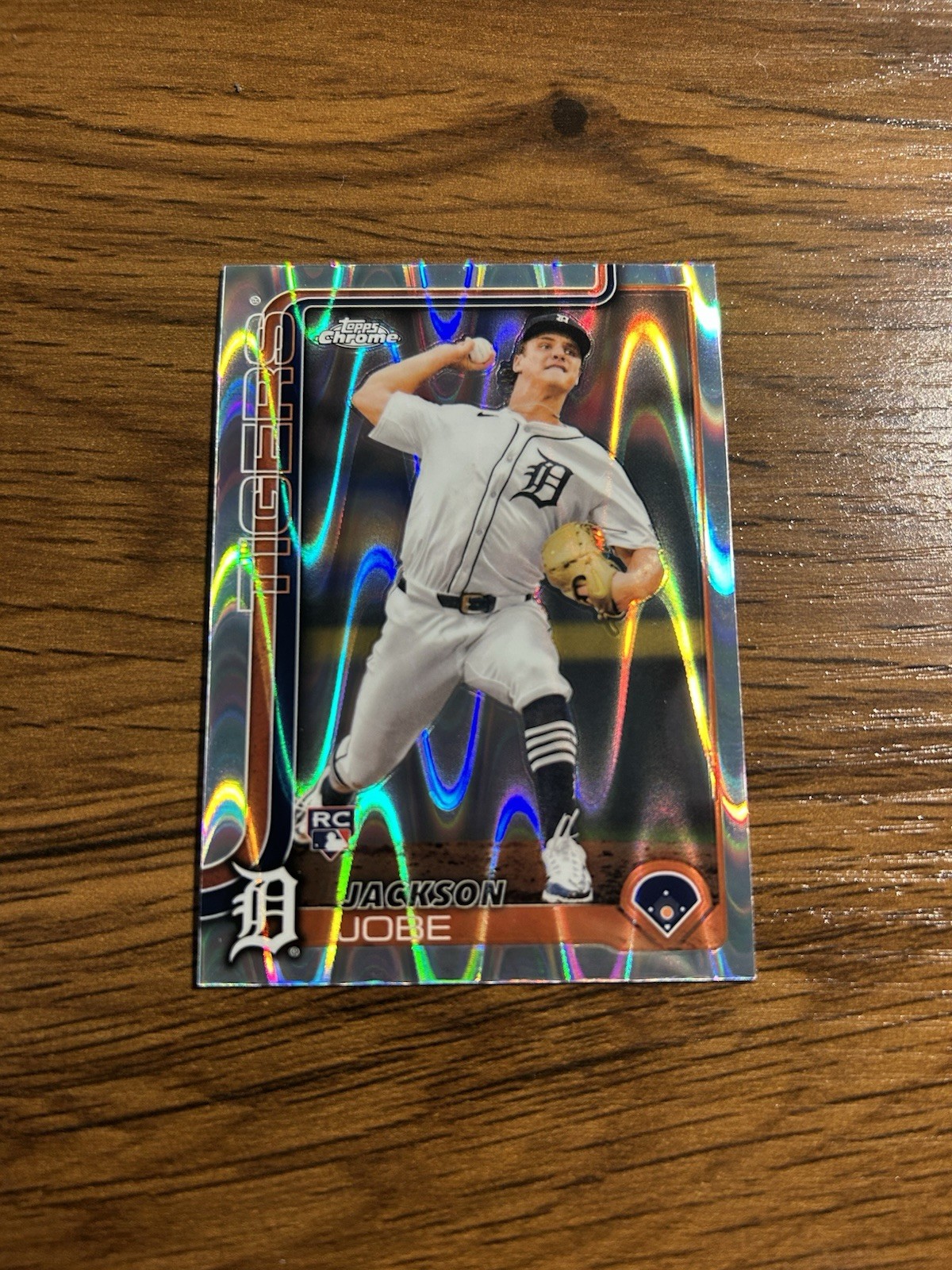 2025 Topps Chrome - Jackson Jobe #249 RayWave Refractor (RC)
