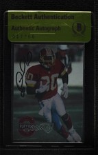 BAS 1994 Playoff Desmond Howard #187 Beckett Auth Sticker Auto 3c7
