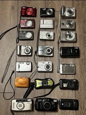 Lot of 21 Cameras Digital Film Canon Nikon Sony Olympus Fujifilm Kodak FOR PARTS