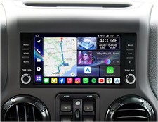 Car Radio Stereo Carplay For 2007-2017 Jeep Wrangler 464g 7in Navi Gps