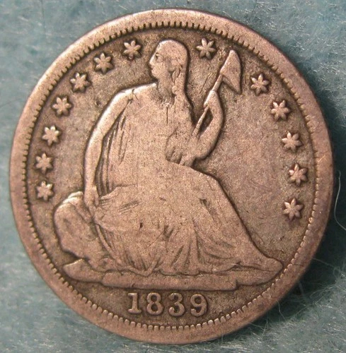 1839-O Seated Liberty Half Dime — photo from another recent sale