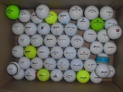 50 Golfbälle Titleist, Callaway, Vice u.a.