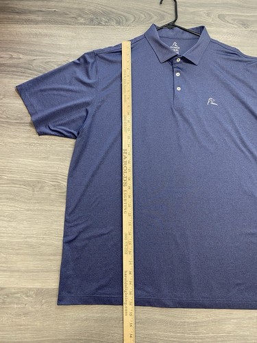 Rhoback Poloshirt Herren 3XL Blau Performance Stretch - Bild 4 von 7