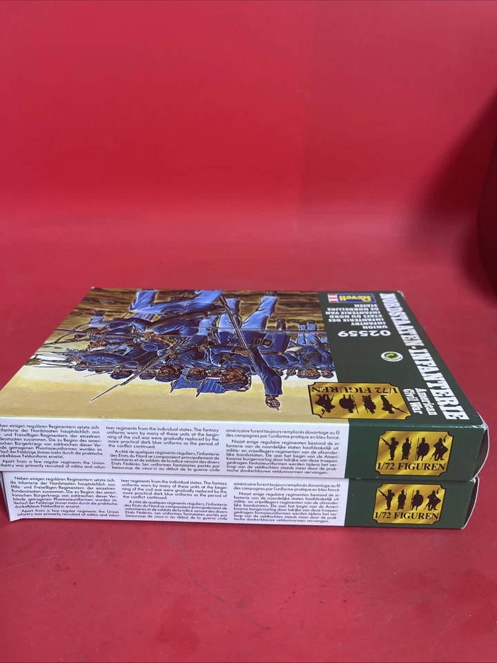 Kit Modelo Plástico Revell Union Infantería Ejército Militar Escala 1/72 Nuevo En Caja -Dos Foto 4 de 4