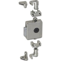 Junie Ass 7781 Zylinder-Drehstangenschloss Dornmaß 40 Mm, Zamak Vernickelt