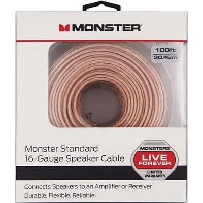 Standard Clear Coat Speaker Cable 100 Feet Direct Connection