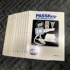 Lot Of 12, Genuine GM CPT Training Booklets, Based On Security Systems And Keys.