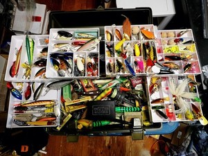 huge tackle box for sale Sjqecyfv Large Organizers and Storage Big Fishing Tackle Box with Drawers Saltwater Catfish Fishing Tool Box 14.5 x 9.5 x 12.2inch(Dark Blue) : Sports & Outdoors Plano Muskie Hang Bait Tackle Box 791502 This Tackle Box offers organized capacity for 40 baits that are up to 12 inches long as well as other accessories Large Tackle Box | eBay