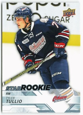 2018-19 Tyler Tullio Upper Deck CHL Star Rookie SP - Oshawa Generals