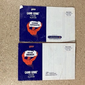 Galoob Game Genie Code Update Booklet Vol 1 No. 4 & Vol 2 No. 2 (Nintendo NES)