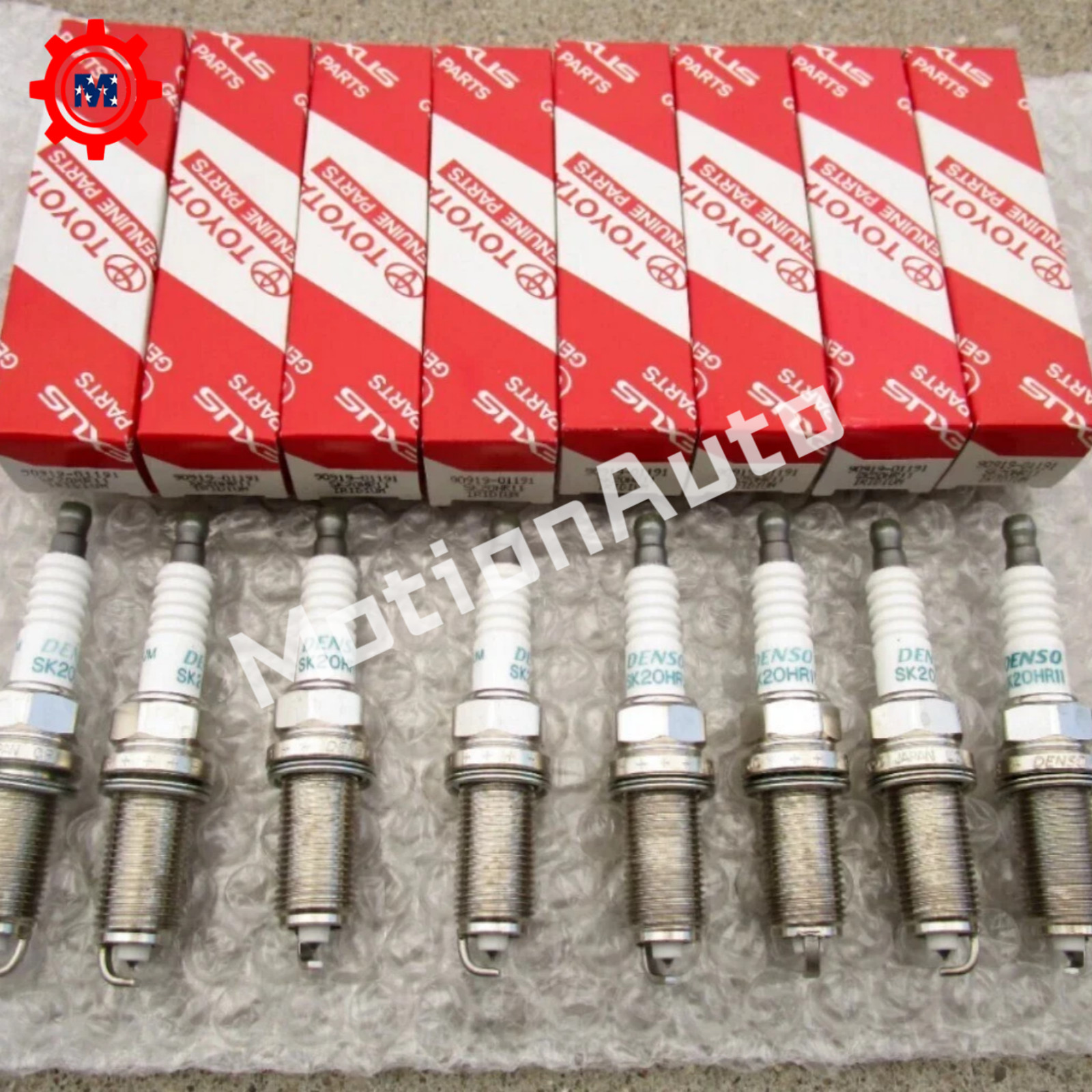 OEM 8PCS Spark Plugs for 2007-2021 TOYOT TUNDRA 5.7L V8 90919-01191