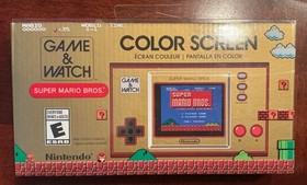 Nintendo Game & Watch Super Mario Bros. Handheld Console Complete in Box