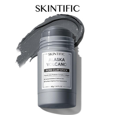 SKINTIFIC Alaska Volcano Pore Clay Stick Cleansing Blackhead Remover Face Mask S