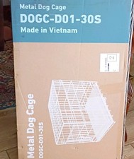 Metal Dog Cage Steel 30 in Small DOGC-D01-30S MPN DOGC-D01-30S Made in Vietnam