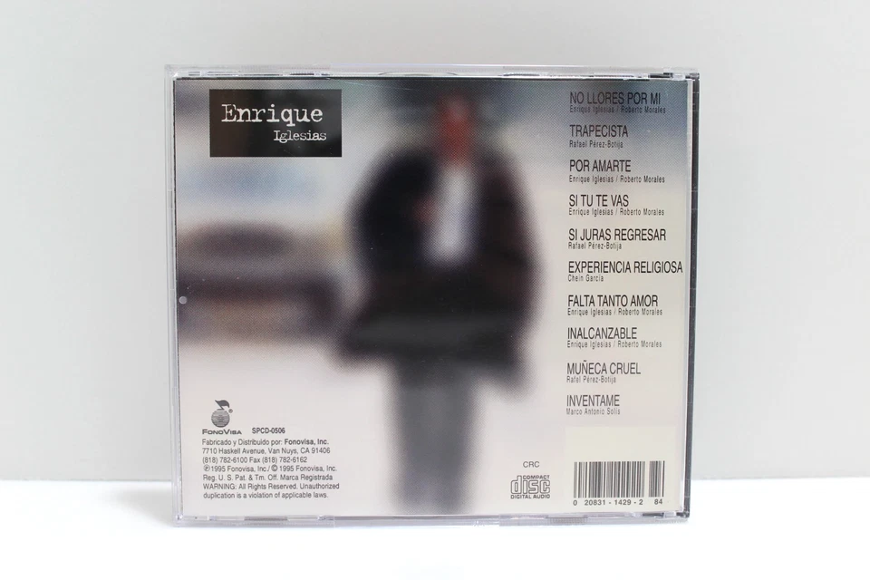Enrique Iglesias - Audio CD, 1995 Foto 3 de 4
