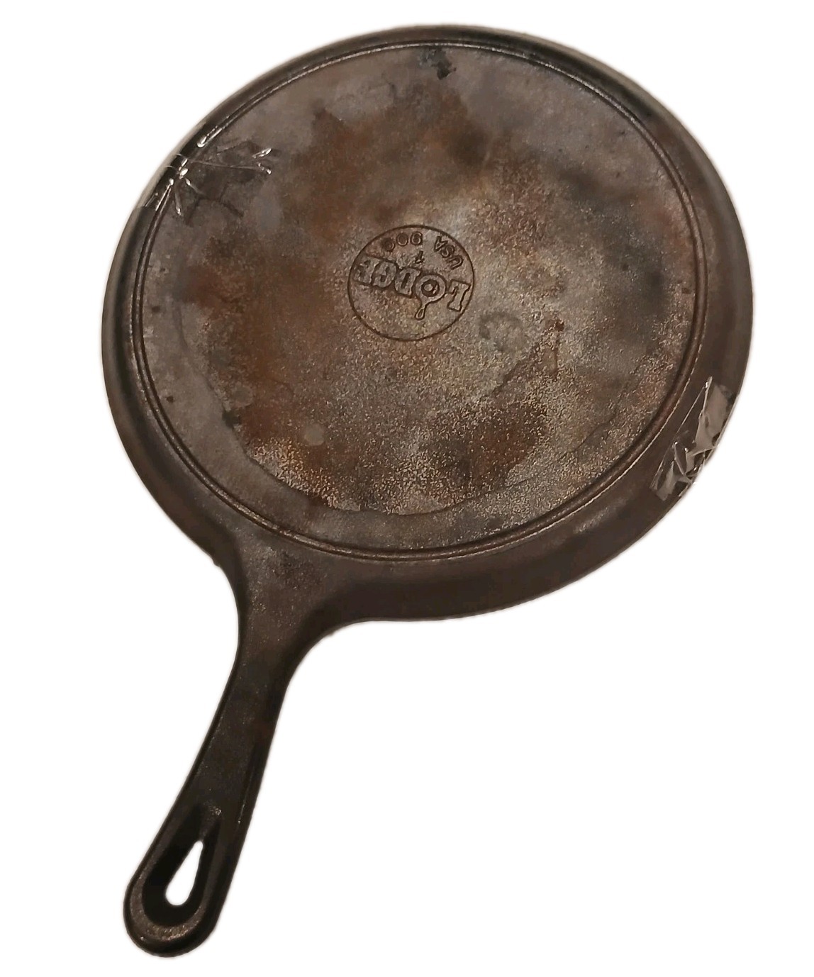 Lodge L9OG3 Pre-Seasoned Round Griddle 10.5-Inch Cast-Iron Frying Pan