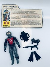 1985 GI Joe Cobra EELS Frogman v1 Vintage Fig...