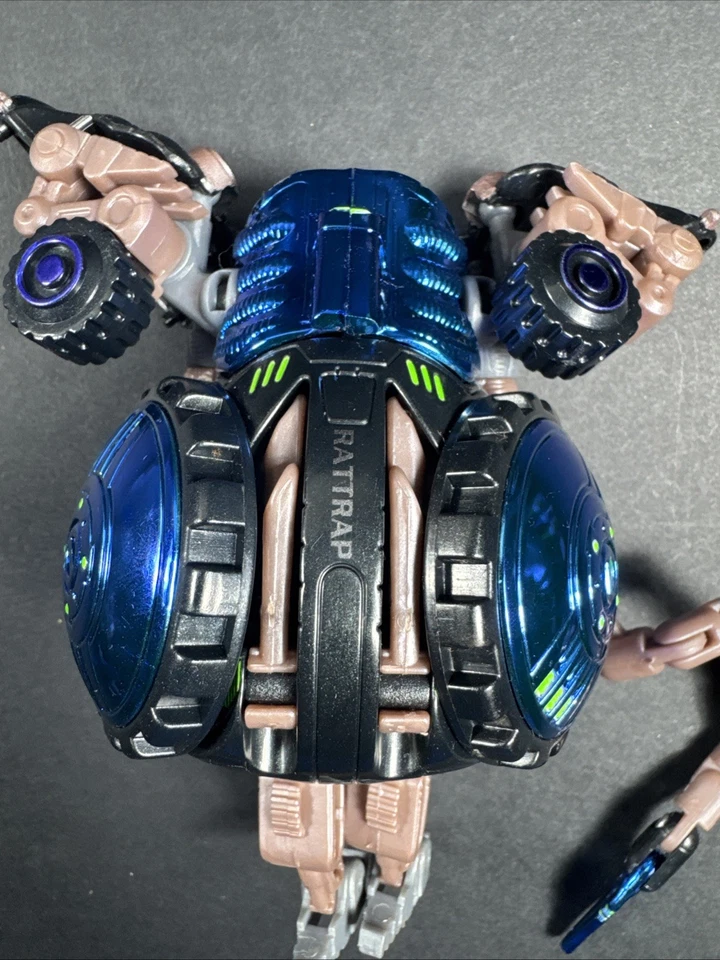 Transformers Beast Wars Transmetal Rattrap Blue Walmart Exclusive 1999  Complete - Image 4 of 4