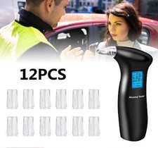 Professional Breath Blood Alcohol BAC Tester Blow-In Breathalyzer Digital Device