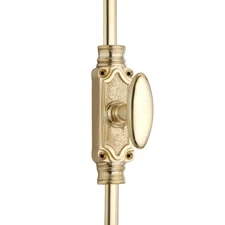 Signature Ironmongery Stepney Door Brass Cremone Bolt 9 feet Polished Brass Lacq