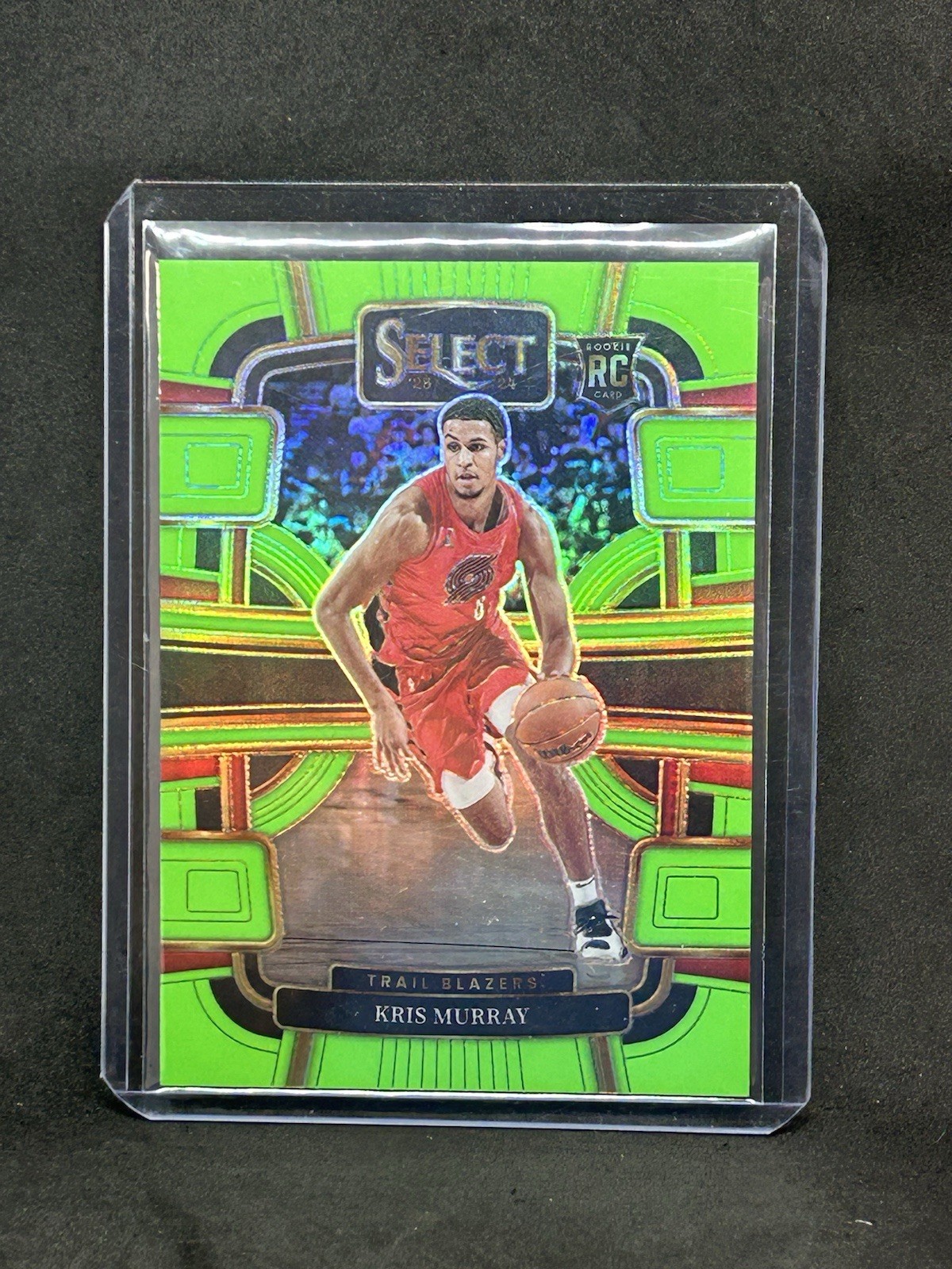 2023-24 Select Prizms Neon Green #91 Kris Murray /75 B7