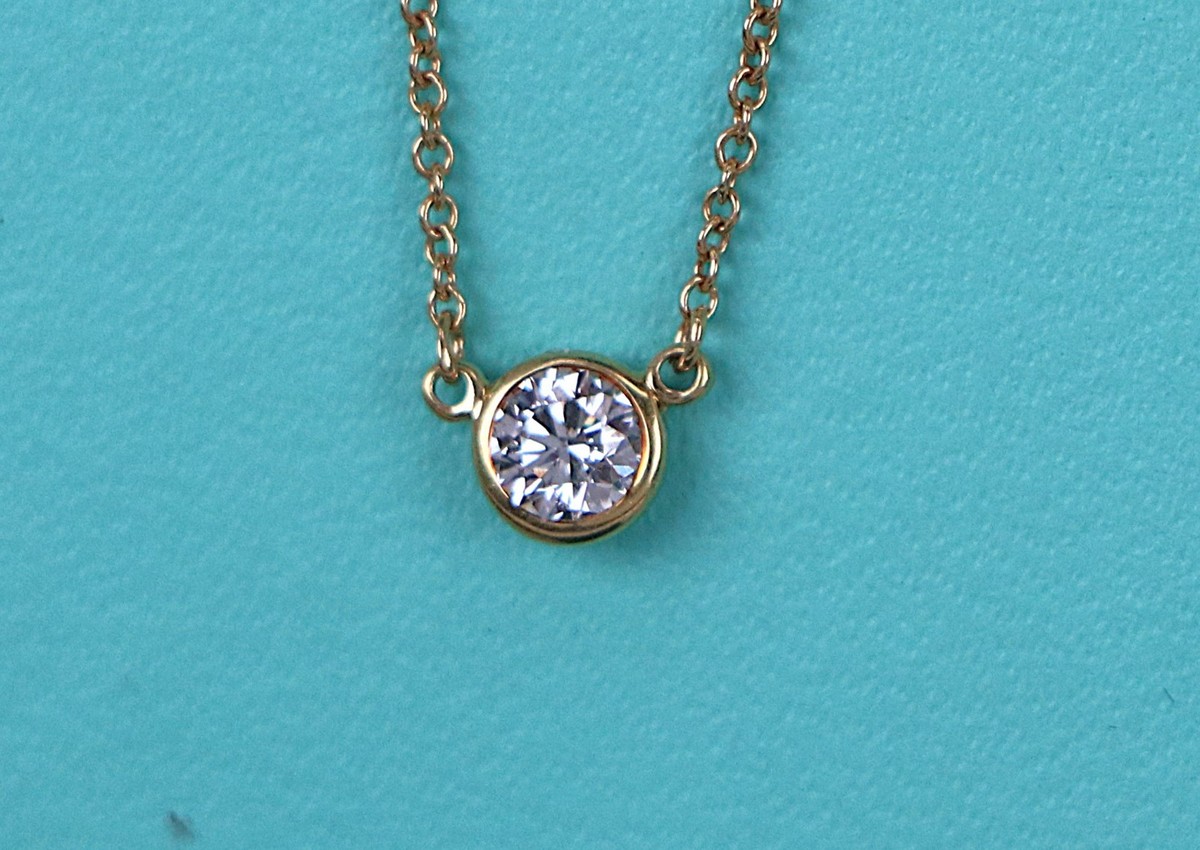 Tiffany & Co Peretti 18k Yellow Gold .21ct Diamond By The Yard