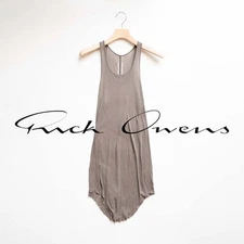 Rick Owens 16SS CYCLOPS BASIC TANK  color :Dark Dust  size:S