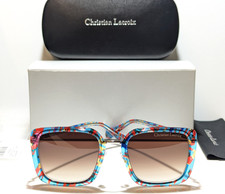 NEW Christian Lacroix Women Multicolor w/Gradient Brown Lens Sunglasses CL9031