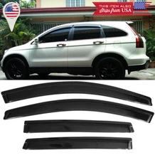 Out-Channel Window Visor Sun Vent Rain Wind Guard Shade For 07-11 Honda CRV