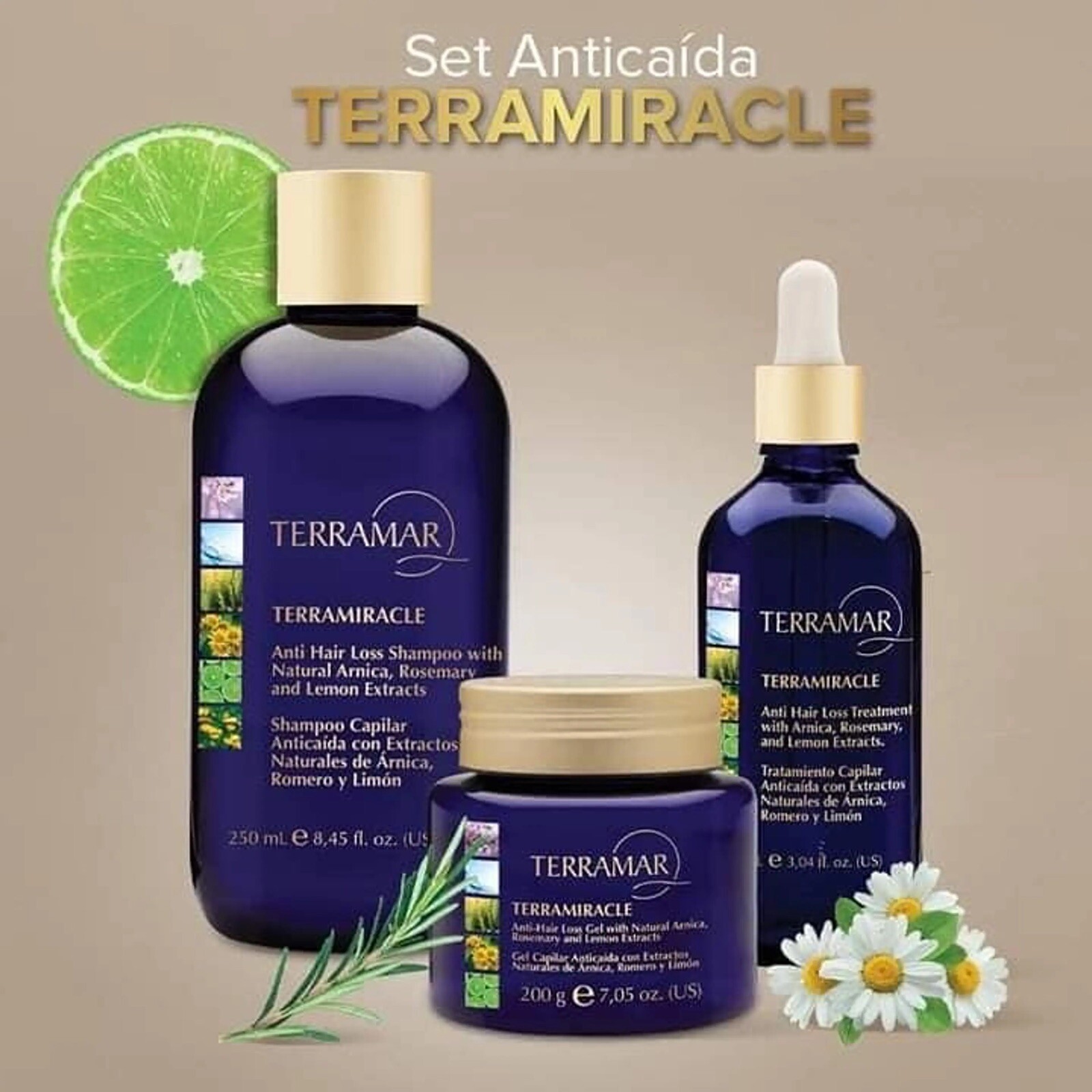 Set Terramar Terramiracle Hair Loss Treatment eBay