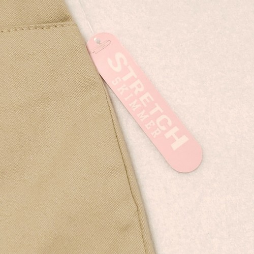 Chaps Girls Size 14 Khaki Tan Stretch Skimmer Shorts School Uniform - Picture 5 of 8