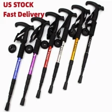 Cane Walking Stick Adjustable Folding Walking Aluminum Collapsible Travel Hiking