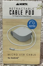 📀 North - Retractable Cable Pod Micro USB Cable For Android