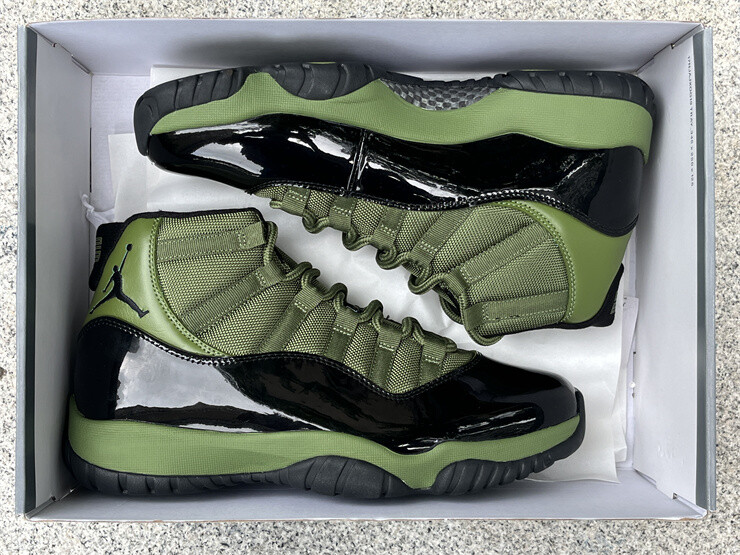 Nike Air Jordan 11 Army green Nike Air Jordan 11 Army green