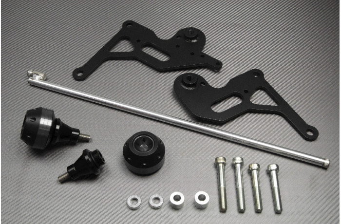 Curseurs de cadre titane pour moto Suzuki GSXR 1000 2009-2011