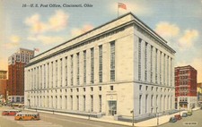 Cincinnati, Ohio Postcard, U.S.Post Office Ol...