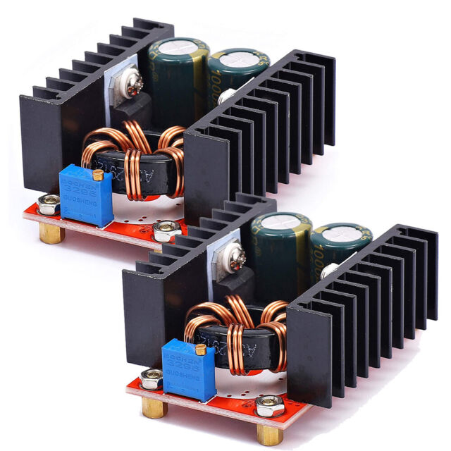 2pcs 150w DC Boost Converter 10-32v to 12-35v 6a Step up Power Supply Module ELH for sale online