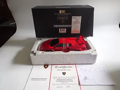 1/18 autoart LAMBORGHINI COUNTACH 25TH ANNIVERSARY Alloy car 1/18 autoart LAMBORGHINI COUNTACH 25TH ANNIVERSARY Alloy car
