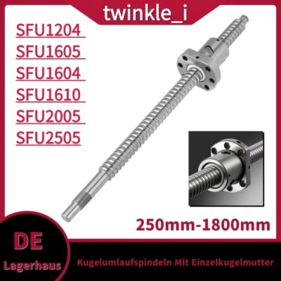 SFU1204 SFU1604 SFU1605 SFU1610 SFU2005 SFU2505 Kugelumlaufspindel Mit mutter